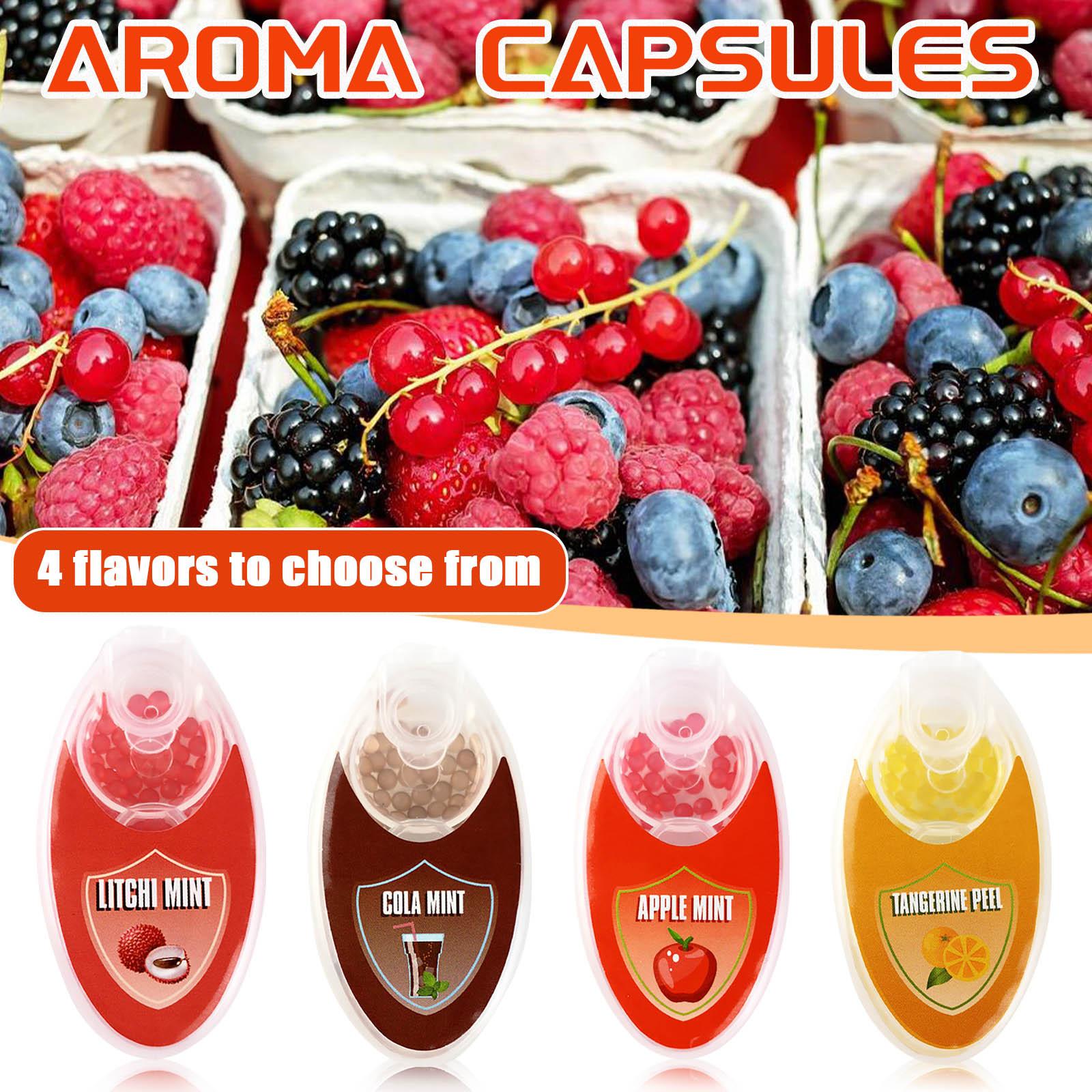 Упаковка ароматичних капсул із 100 DIY Click Filter Balls Beads Ball Capsule Beads 6 мл
Упаковка ароматичних капсул із 100 DIY Click Filter Balls Beads Ball Capsule Beads 6 мл