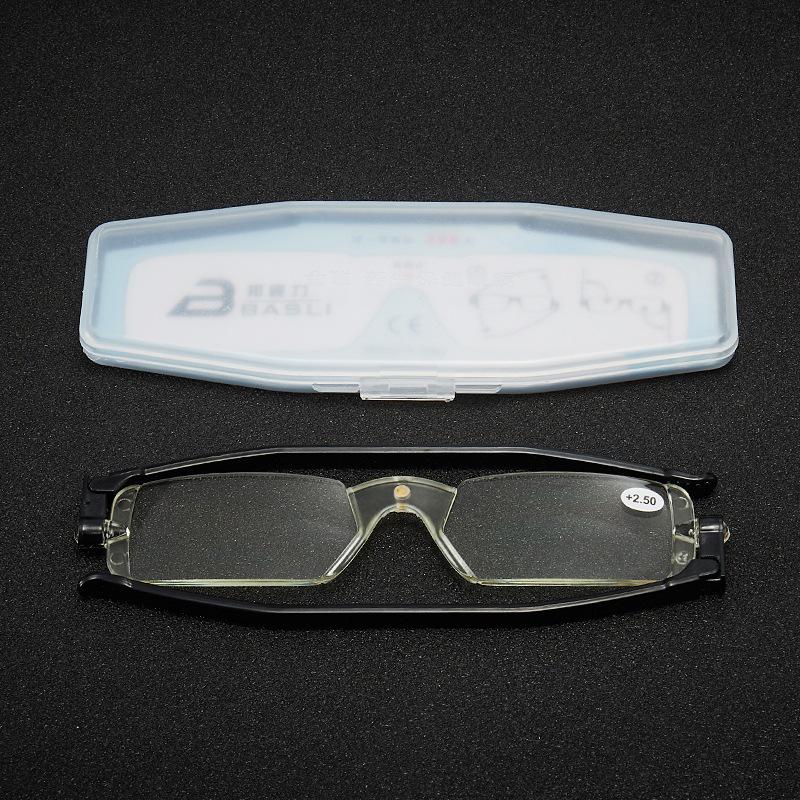 Folding Style Presbyopic Glasses Rotating Reading Glasses High End Small Frame Portable with Glasses Box Mens Glasses 4.0
Folding Style Presbyopic Glasses Rotating Reading Glasses High End Small Frame Portable with Glasses Box Mens Glasses 4.0