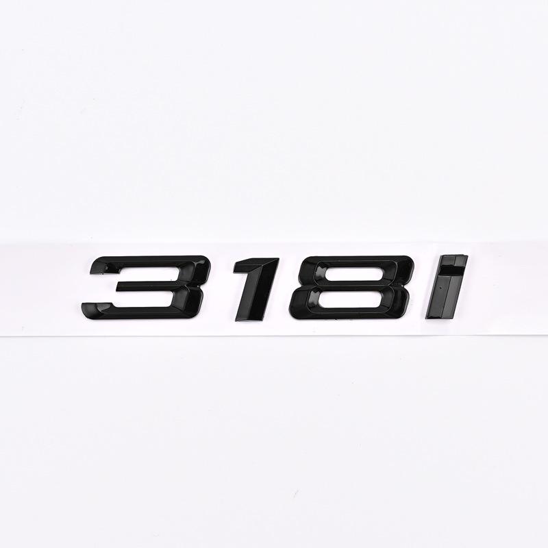 Applies to rear badges of older BMW 3 Series models: 316i, 318i, 320i, 325i, 330i.
Applies to rear badges of older BMW 3 Series models: 316i, 318i, 320i, 325i, 330i.