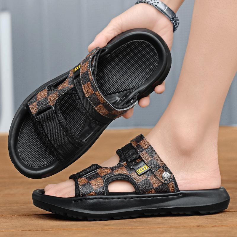 Summer men s fashion lightweight soft sole casual going out sandals beach shoes men s non-slip lightweight fashion trend slippers 45 коричневий
Summer men s fashion lightweight soft sole casual going out sandals beach shoes men s non-slip lightweight fashion trend slippers 45 коричневий