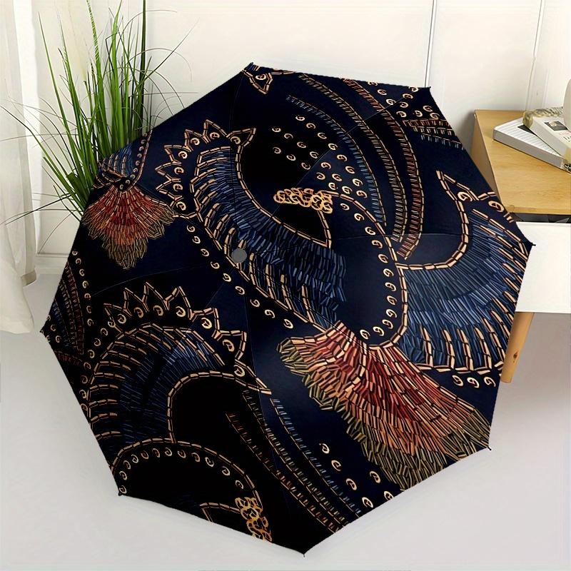 Embroidered Figures Theme 8 Bone Hand Automatic Folding Umbrella, Compact and Portable Design, A Perfect Gift for Birthday, Christmas or Bus
Embroidered Figures Theme 8 Bone Hand Automatic Folding Umbrella, Compact and Portable Design, A Perfect Gift for Birthday, Christmas or Bus