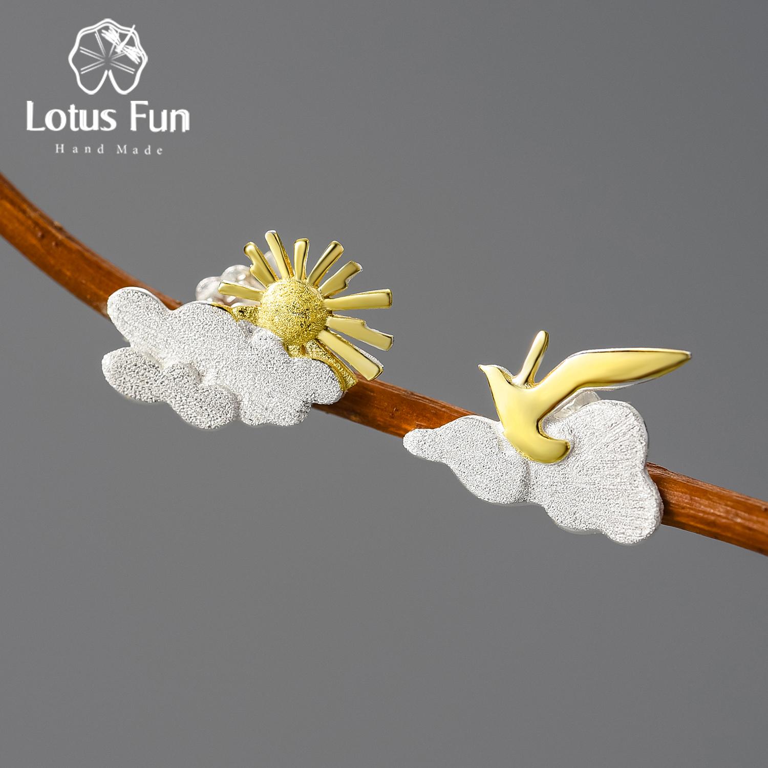 Lotus Fun The Very Sunrise Moment Птица Асимметричные маленькие серьги-гвоздики для женщин Оригинальные настоящие ювелирные изделия из серебра 925 пробы
Lotus Fun The Very Sunrise Moment Птица Асимметричные маленькие серьги-гвоздики для женщин Оригинальные настоящие ювелирные изделия из серебра 925 пробы