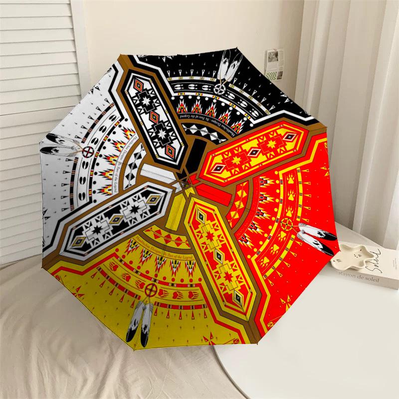 1PC Native American Patterns Umbrella-8-Rib Reinforced, Automatic Open, Lightweight & Durable, Cute Fashion Accessory for Outdoor-Y0341
1PC Native American Patterns Umbrella-8-Rib Reinforced, Automatic Open, Lightweight & Durable, Cute Fashion Accessory for Outdoor-Y0341