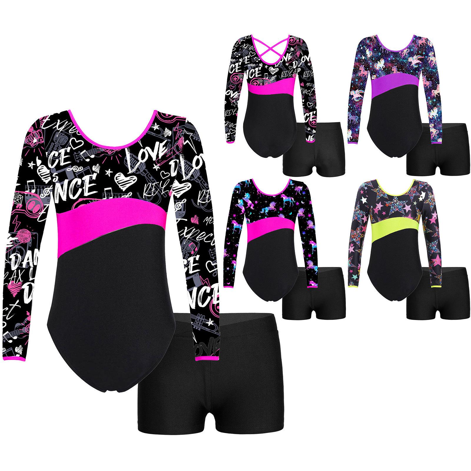 Girls V Front Leotard Printed Patchwork Design Waistband Shorts Dance Gymnastic Sports Wear 9-10 Years
Girls V Front Leotard Printed Patchwork Design Waistband Shorts Dance Gymnastic Sports Wear 9-10 Years