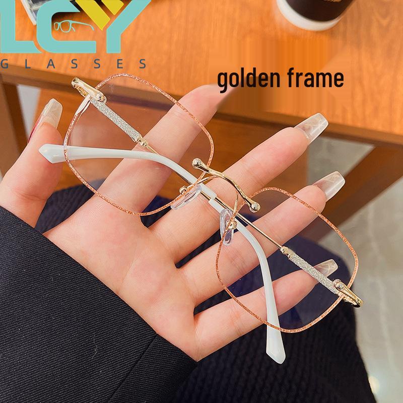 Шикарные безободковые квадратные очки для чтения от близорукости для женщин в стиле легкой роскоши +350 Blue Light Reading Glasses
Шикарные безободковые квадратные очки для чтения от близорукости для женщин в стиле легкой роскоши +350 Blue Light Reading Glasses