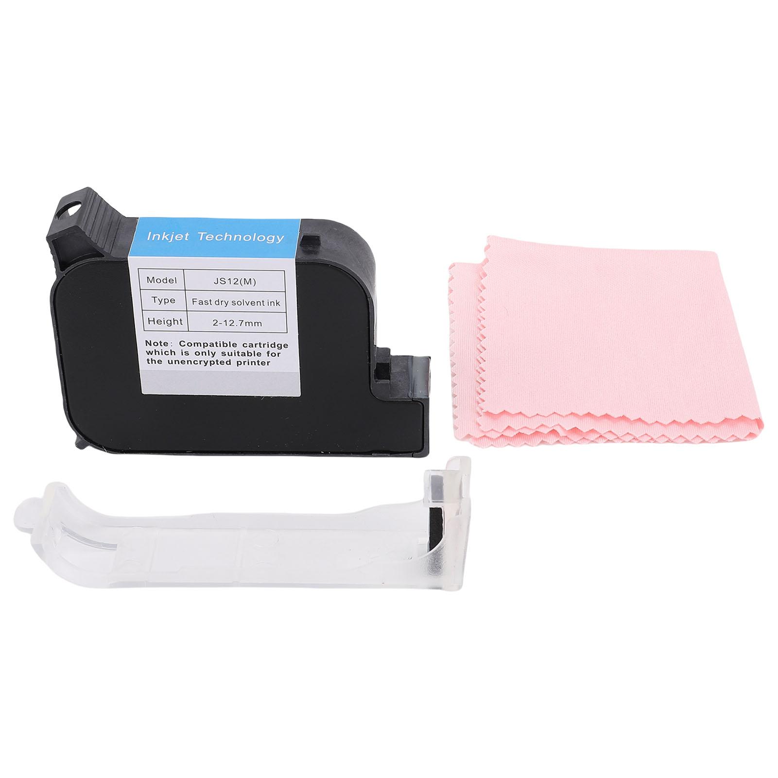 Handheld Inkjet Printer Cartridge 12.7mm Black Color 42ML Capacity Inkjet Printer Cartridge
Handheld Inkjet Printer Cartridge 12.7mm Black Color 42ML Capacity Inkjet Printer Cartridge