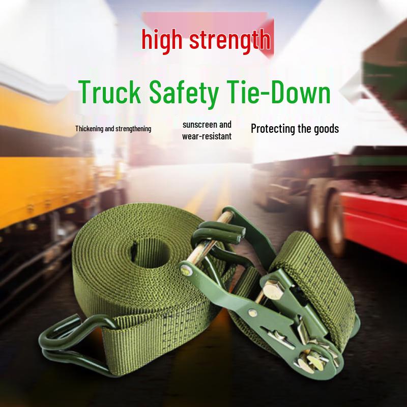 Military Green Polyester Ratchet Tie-Down Strap One Size
Military Green Polyester Ratchet Tie-Down Strap One Size