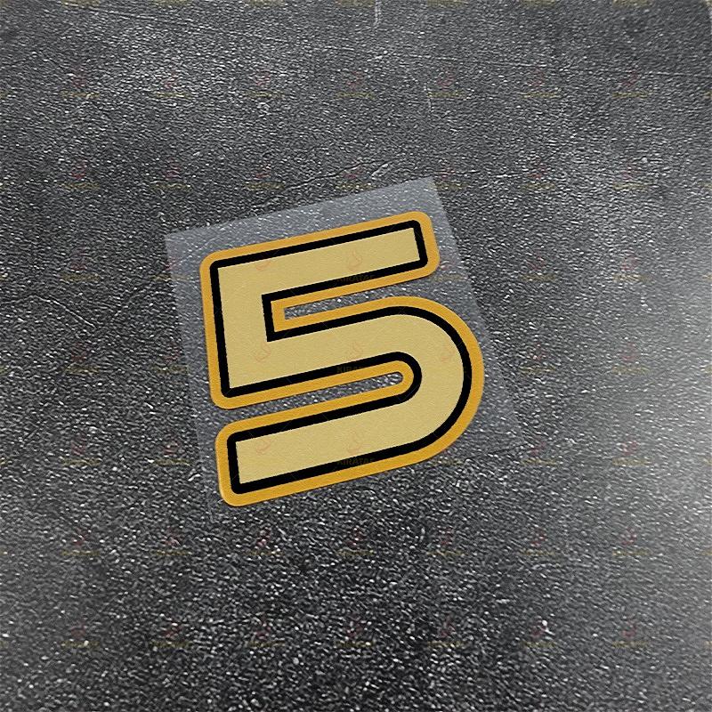 1PC Gold Motorcycles Number Stickers Waterproof for Motorcycle Helmets Fuel Tanks Tailbox Scooter Universal Vinyl Decals S-High 5cm
1PC Gold Motorcycles Number Stickers Waterproof for Motorcycle Helmets Fuel Tanks Tailbox Scooter Universal Vinyl Decals S-High 5cm