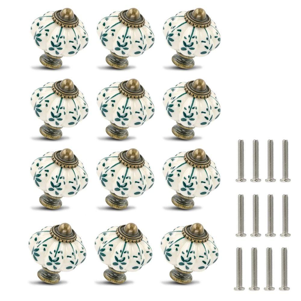 12 Pcs Round Dresser Knobs Blue and White Drawer Pulls Furniture Hardware Kitchen or Kids Room
12 Pcs Round Dresser Knobs Blue and White Drawer Pulls Furniture Hardware Kitchen or Kids Room
