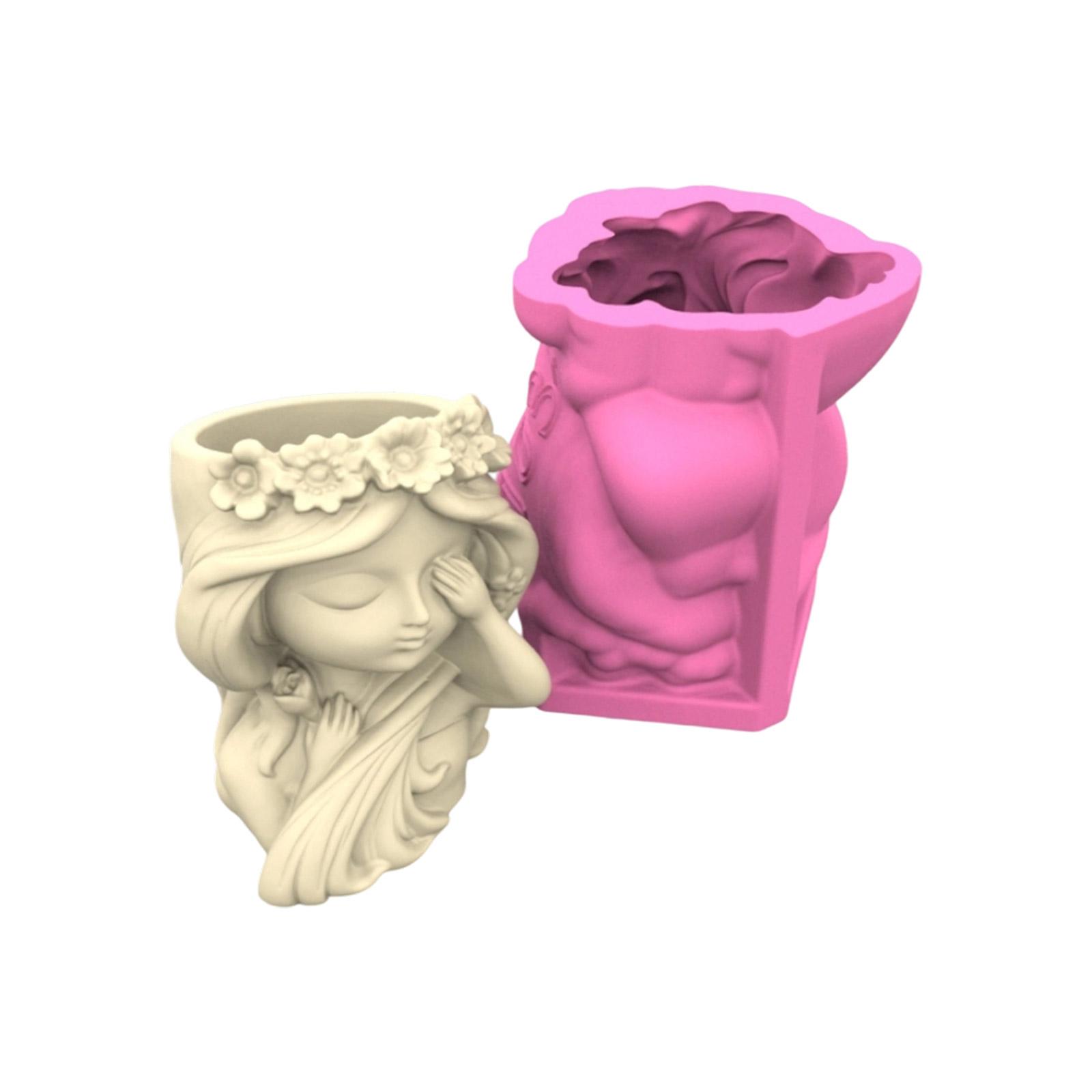 Girl Shaped Planter Craft Mold Heat Resistant Silicone Multi Material Compatible Succulent Pot Tool
Girl Shaped Planter Craft Mold Heat Resistant Silicone Multi Material Compatible Succulent Pot Tool