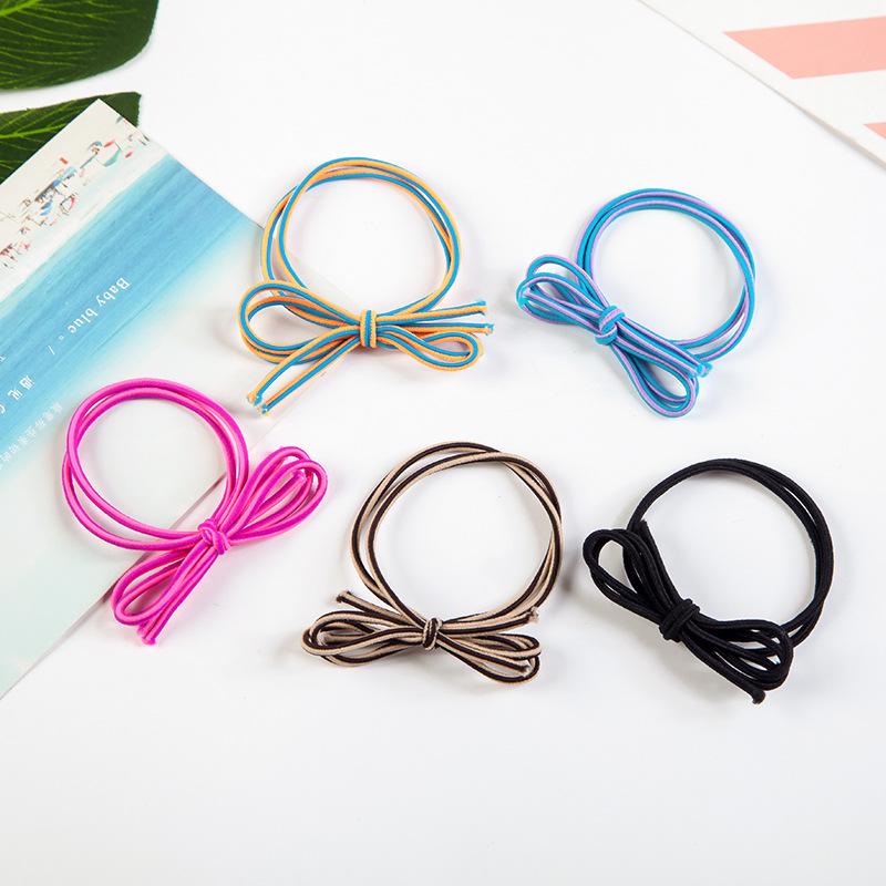 2022 New Korean Style Mixed Color Bow Hair Tie for Women - Summer High Ponytail Rubber Band
2022 New Korean Style Mixed Color Bow Hair Tie for Women - Summer High Ponytail Rubber Band