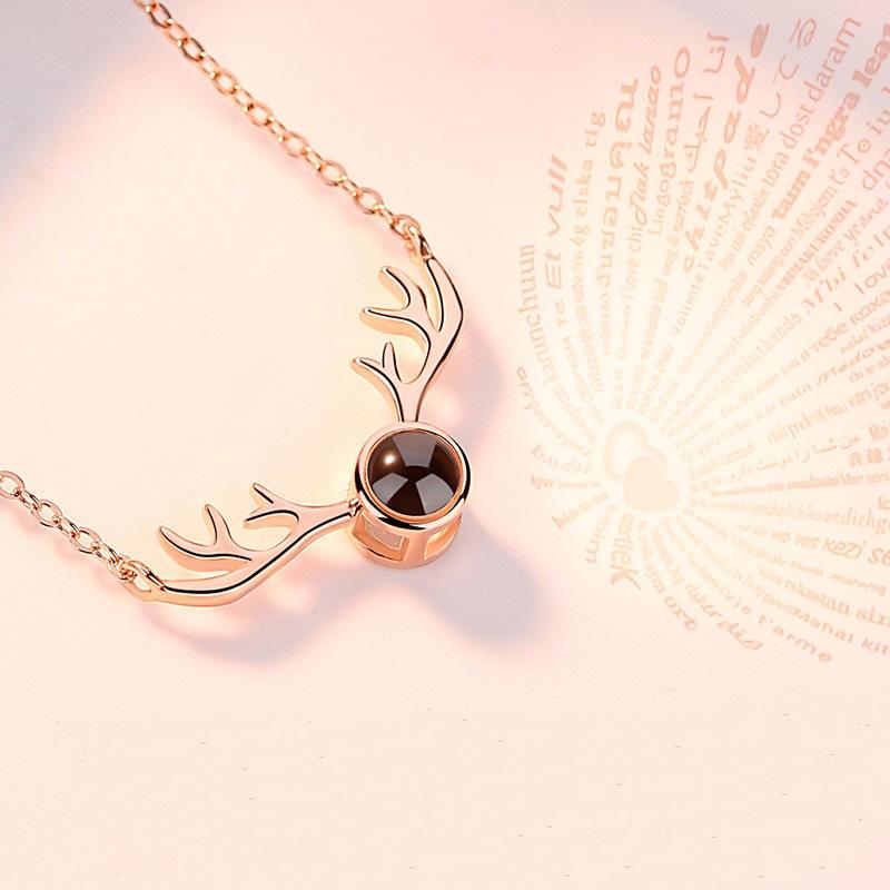 Antler Projection I Love You Simple Pendant Luxury Confession Gift for Girlfriend Birthday Gift
Antler Projection I Love You Simple Pendant Luxury Confession Gift for Girlfriend Birthday Gift