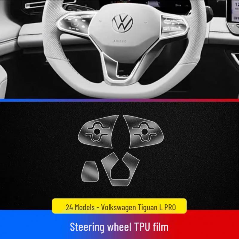 Volkswagen Tiguan L PRO Interior Protective Film: Console, Dashboard, and Gear Shift Decor.
Volkswagen Tiguan L PRO Interior Protective Film: Console, Dashboard, and Gear Shift Decor.