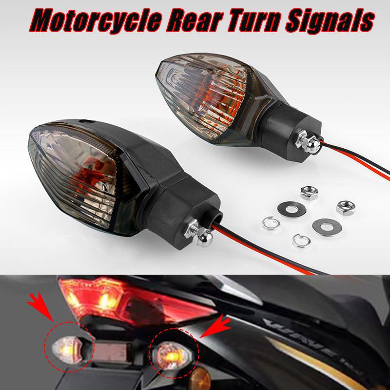 1 пара индикаторов задних указателей поворота мотоцикла, универсальные, подходят для Honda Wave 125/MSX125/RS150
1 пара индикаторов задних указателей поворота мотоцикла, универсальные, подходят для Honda Wave 125/MSX125/RS150