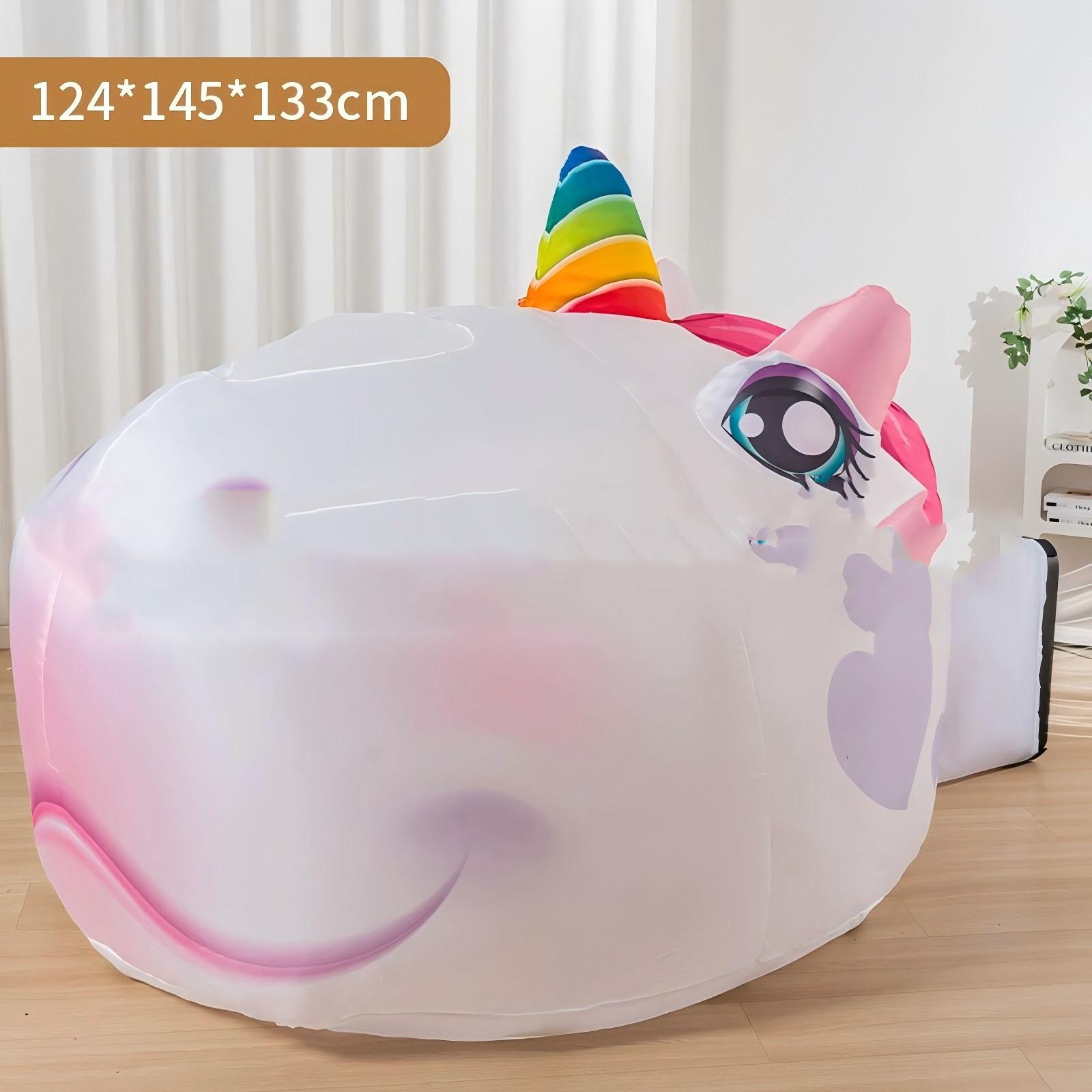 Unicorn Dinosaur Shaped Children s Toy Tent Foldable Playhouse Family Gathering Kids Playground Entertainment Room Decor No fan
Unicorn Dinosaur Shaped Children s Toy Tent Foldable Playhouse Family Gathering Kids Playground Entertainment Room Decor No fan