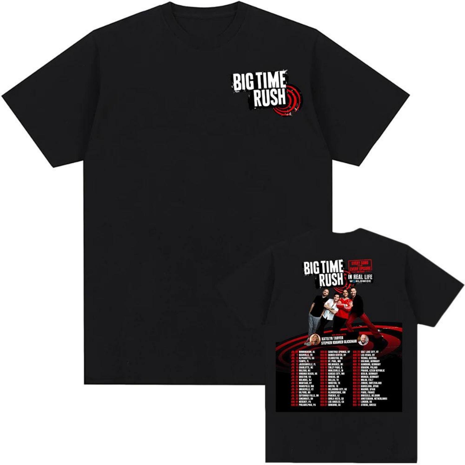 Big Time Rush In Real Life Worldwide Tour T-shirt Cotton Summer Short Sleeve Oversized T-shirts Music Group Graphic T Shirt Men Tees XXXXXL чорний
Big Time Rush In Real Life Worldwide Tour T-shirt Cotton Summer Short Sleeve Oversized T-shirts Music Group Graphic T Shirt Men Tees XXXXXL чорний