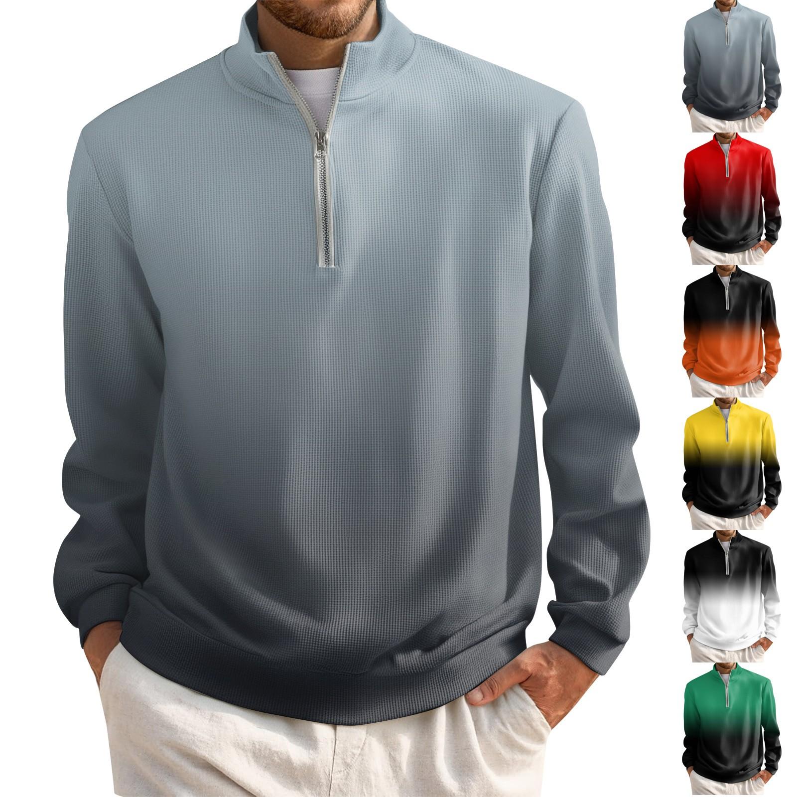 Men s Short Zip Pullover Turtleneck Long Sleeve Top L зелений
Men s Short Zip Pullover Turtleneck Long Sleeve Top L зелений