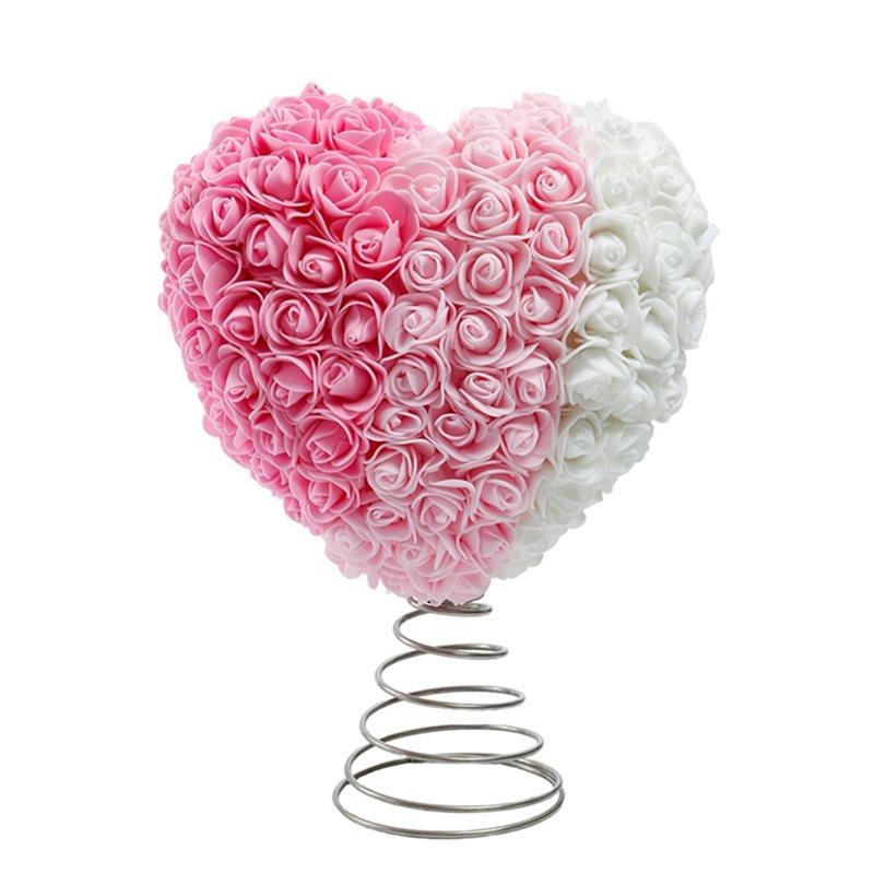 Tree Topper 11.6 Inch Romantic Heart Tree Ornament For Valentine Day For Wedding Holiday Party Decoration Supplies Pink рожевий
Tree Topper 11.6 Inch Romantic Heart Tree Ornament For Valentine Day For Wedding Holiday Party Decoration Supplies Pink рожевий