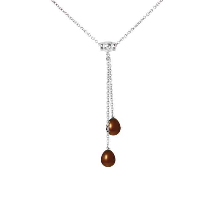 PERLINEA - Ти і намисто; Moi Cultured Freshwater Pearl AAA+ - Груша 7-8 мм - Шоколад - Срібло 925 проби - Жіночі прикраси
PERLINEA - Ти і намисто; Moi Cultured Freshwater Pearl AAA+ - Груша 7-8 мм - Шоколад - Срібло 925 проби - Жіночі прикраси