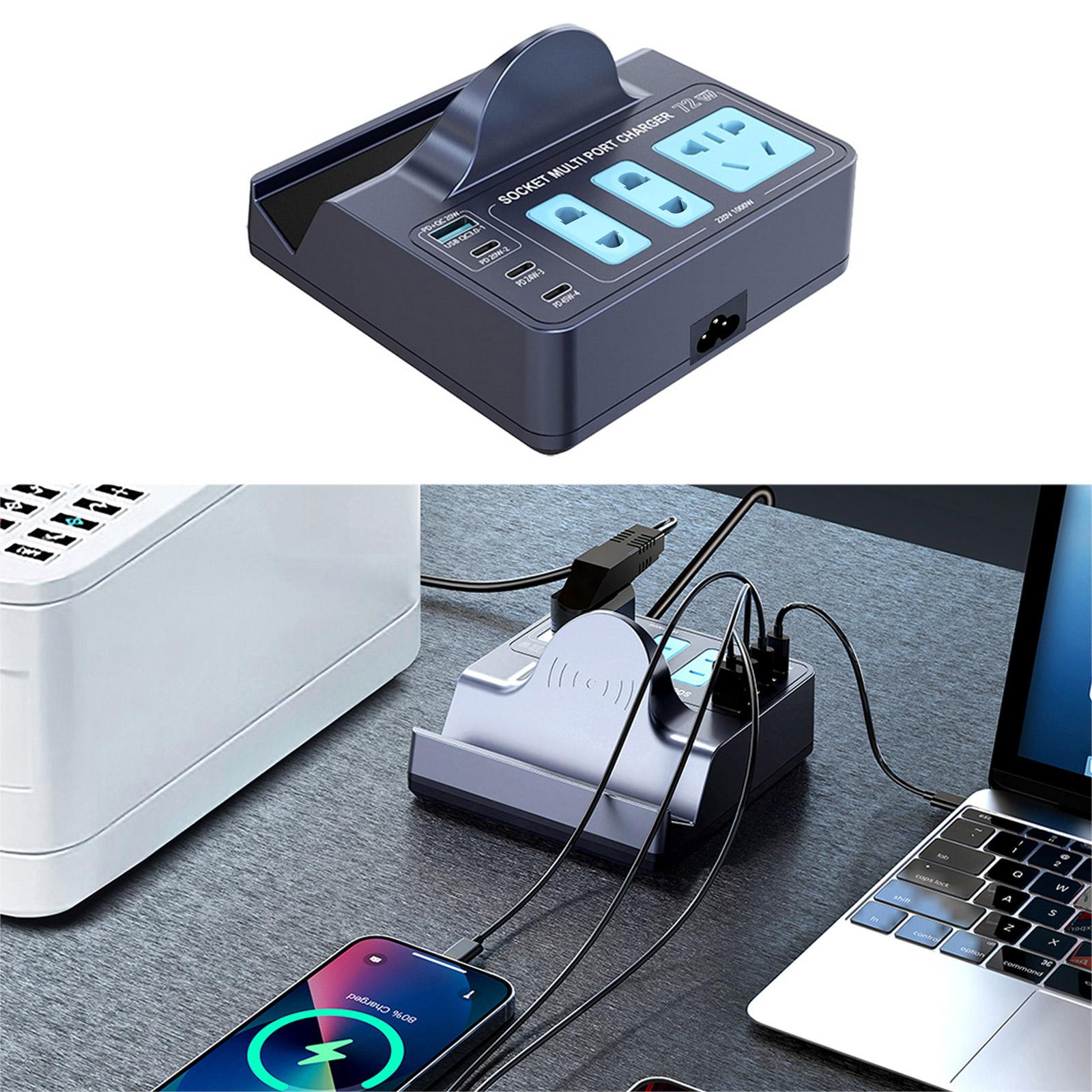 Зарядная станция USB TypeC Зарядная розетка 72 Вт 100 В 500 Вт/220 В 1000 Вт; PD45W/15W QC3.0 для зарядного устройства для ноутбуков и телефонов US
Зарядная станция USB TypeC Зарядная розетка 72 Вт 100 В 500 Вт/220 В 1000 Вт; PD45W/15W QC3.0 для зарядного устройства для ноутбуков и телефонов US