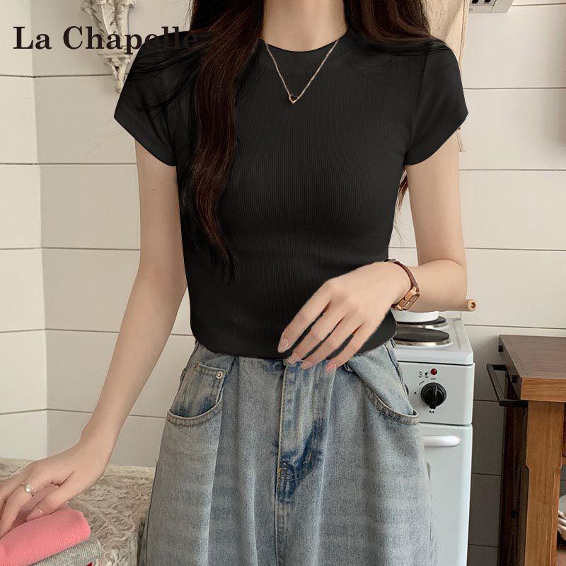 Жіноча бордова рубчаста еластична футболка з коротким рукавом, що облягає - трендовий американський літній стиль Extra Large
Жіноча бордова рубчаста еластична футболка з коротким рукавом, що облягає - трендовий американський літній стиль Extra Large