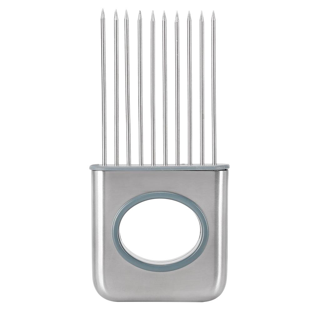Multifunctional Stainless Steel Onion Slicing Holder Onion Neddle Kitchen Slicing Tools
Multifunctional Stainless Steel Onion Slicing Holder Onion Neddle Kitchen Slicing Tools