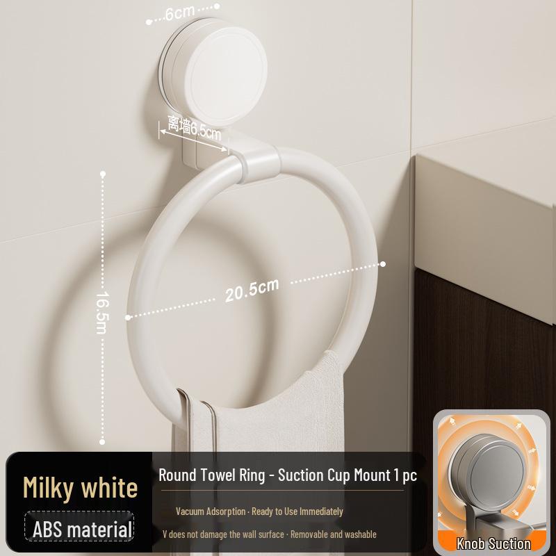 No-Drill Suction Cup Towel Holder for Bathroom & Kitchen Walls
No-Drill Suction Cup Towel Holder for Bathroom & Kitchen Walls