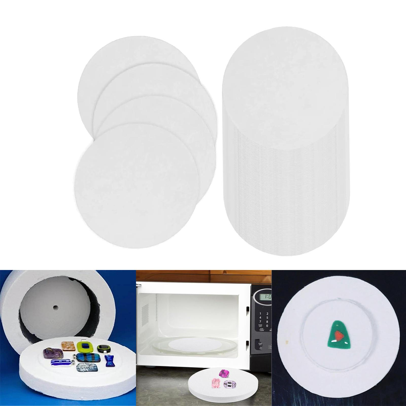 DIY плавление стеклянных ювелирных изделий, бумага для микроволновой печи, плавление бумажного волокна для ручной работы, 50x Round 7cm
DIY плавление стеклянных ювелирных изделий, бумага для микроволновой печи, плавление бумажного волокна для ручной работы, 50x Round 7cm