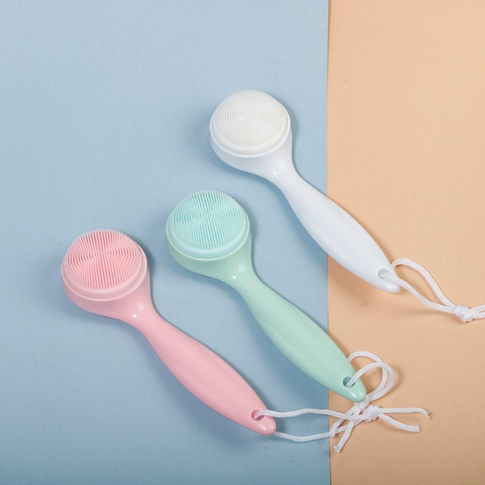 Exfoliating Silicone Long Handle Brush Waterproof Facial Cleansing Brushes Women 01
Exfoliating Silicone Long Handle Brush Waterproof Facial Cleansing Brushes Women 01