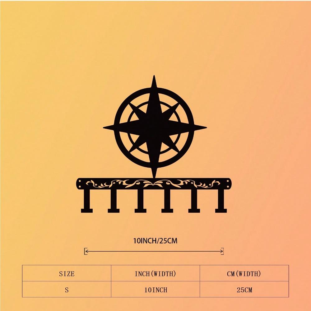 Decorative Compass Rose Wall Hook Solid Iron Nautical Design Vintage Modern Style for Bedroom Music Room Pet Corner Unique Wedding Home Decor TY-100702
Decorative Compass Rose Wall Hook Solid Iron Nautical Design Vintage Modern Style for Bedroom Music Room Pet Corner Unique Wedding Home Decor TY-100702