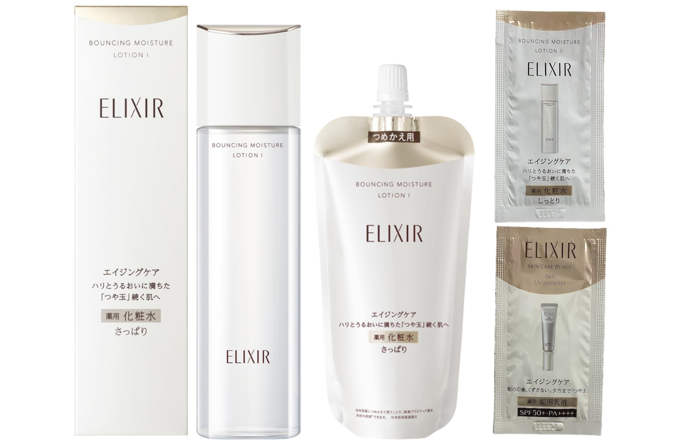 ELIXIR SUPERIEUR Lift Moist Lotion SP I (Main Body & Lotion SP I Refill & Sample Set) International shipping available
ELIXIR SUPERIEUR Lift Moist Lotion SP I (Main Body & Lotion SP I Refill & Sample Set) International shipping available