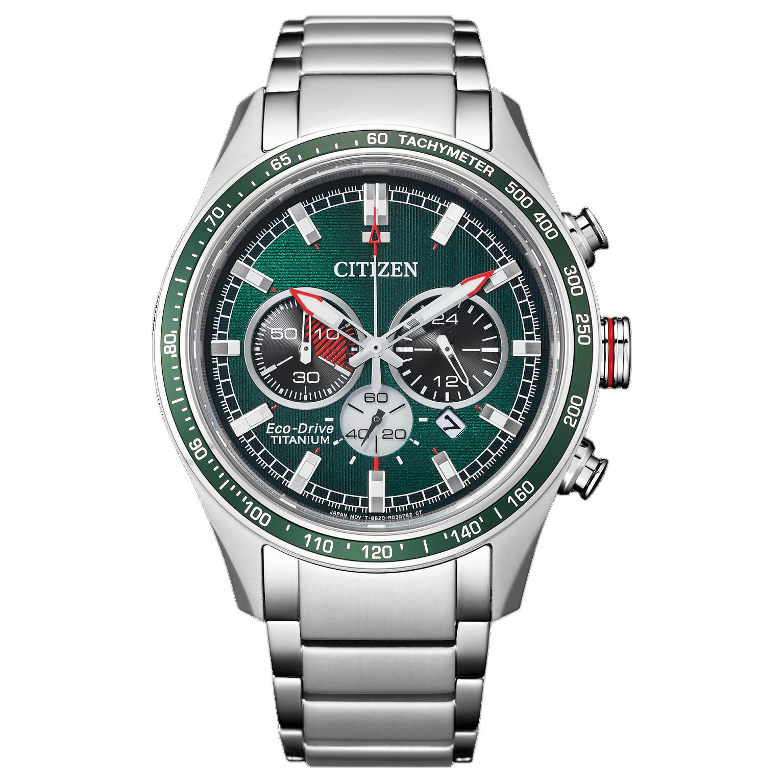 CITIZEN 100m Water Resistant Quartz Movement Titanium Strap Watch 43mm Men s Watches Green Dial CA4497-86X Green Dial
CITIZEN 100m Water Resistant Quartz Movement Titanium Strap Watch 43mm Men s Watches Green Dial CA4497-86X Green Dial