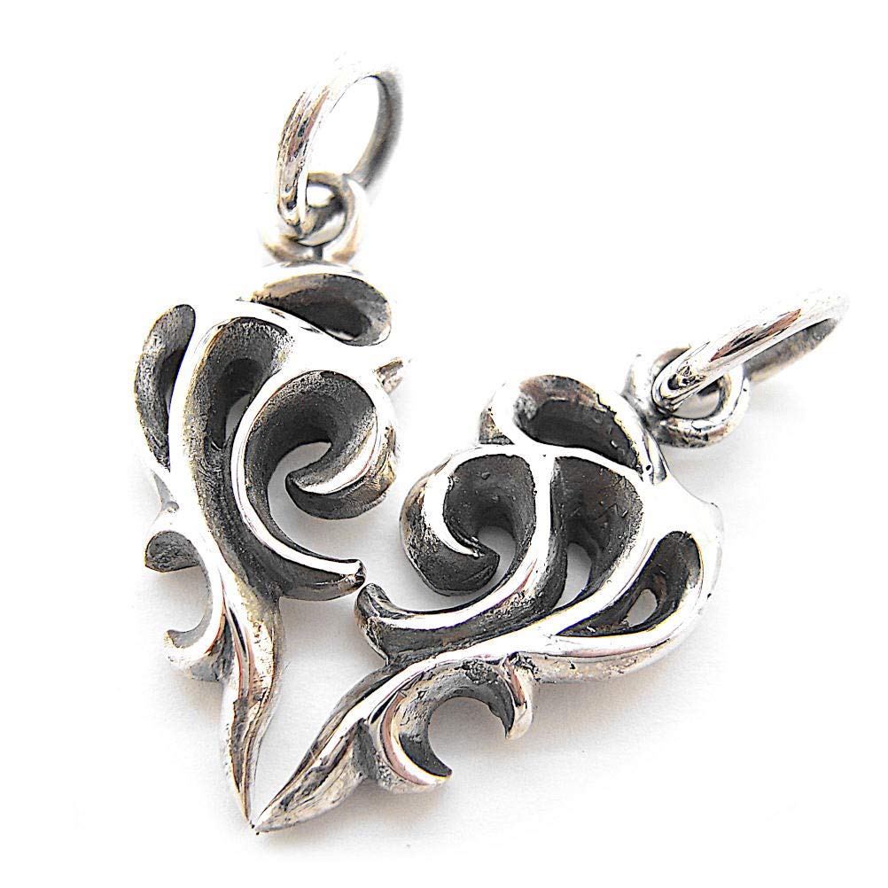 Pair Pendant Top Silver 925 Silver Tribal Arabesque Heart Silverware t002 (2 pieces) Men s Women s
Pair Pendant Top Silver 925 Silver Tribal Arabesque Heart Silverware t002 (2 pieces) Men s Women s
