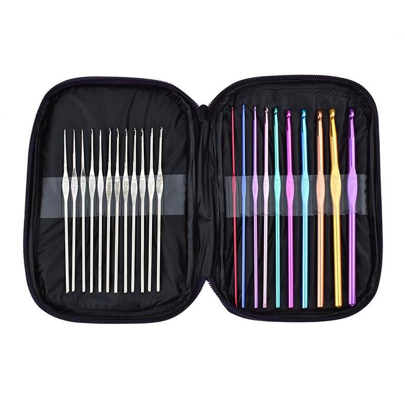 22Pcs/Set Metal Crochet Hook Set Colored Alumina Crochet Hook DIY Yarn Knitting Tool Material Package Sewing Tools Wholesale A
22Pcs/Set Metal Crochet Hook Set Colored Alumina Crochet Hook DIY Yarn Knitting Tool Material Package Sewing Tools Wholesale A