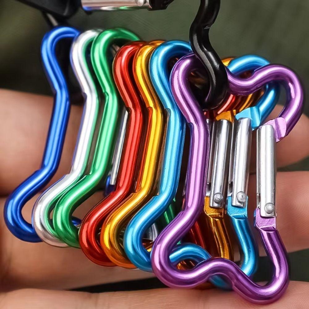 10pcs Bone-shaped Quick Release Carabiner Electrophoresis Outdoor Sports Buckle Fishing золотий
10pcs Bone-shaped Quick Release Carabiner Electrophoresis Outdoor Sports Buckle Fishing золотий