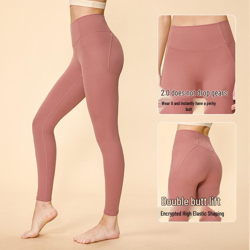 Upgraded High Waist Nude Feel Yoga Leggings: Waxy Shaping & Hip Lifting Fitness Pants for Casual Sports Running Large
Upgraded High Waist Nude Feel Yoga Leggings: Waxy Shaping & Hip Lifting Fitness Pants for Casual Sports Running Large