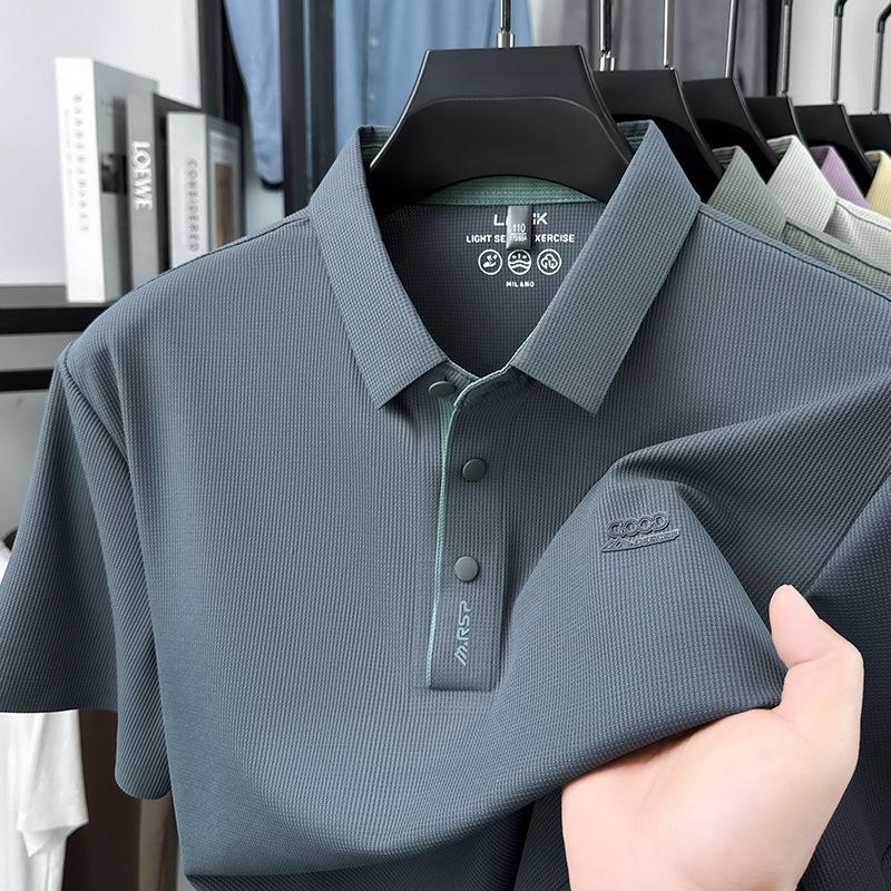 Men s 2026 Summer Ice Silk Elastic Polo Shirt: Seamless Short Sleeve Business Casual Lapel T-shirt 3XL
Men s 2026 Summer Ice Silk Elastic Polo Shirt: Seamless Short Sleeve Business Casual Lapel T-shirt 3XL