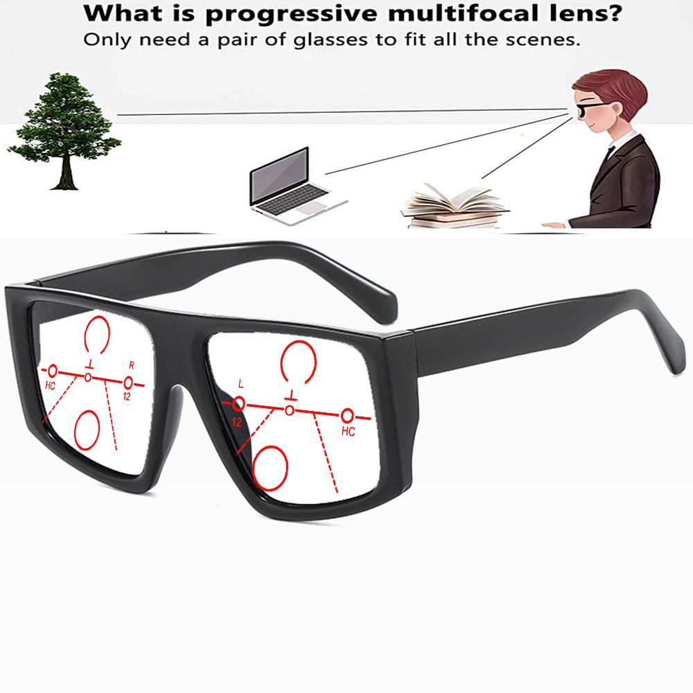 Personality Geometry Large Frame European and American Trends Progressive Multifocal Reading Glasses +0.75 To +4 +0.75
Personality Geometry Large Frame European and American Trends Progressive Multifocal Reading Glasses +0.75 To +4 +0.75