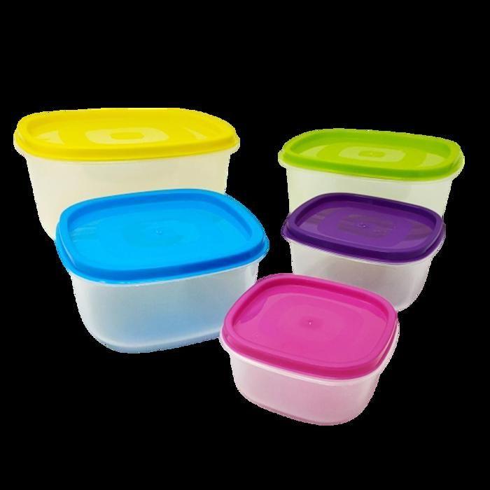 Lot de 5 Boîtes Alimentaires Hermétiques avec Couvercles pour Conservation et Réfrigération
Lot de 5 Boîtes Alimentaires Hermétiques avec Couvercles pour Conservation et Réfrigération