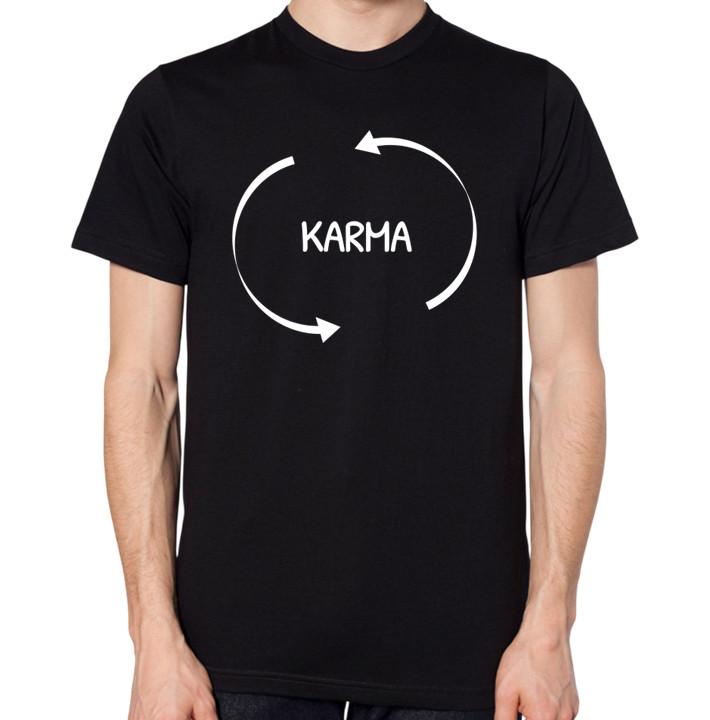 Karma T-Shirt What Goes Around Comes Around Mens Womens Top 5XL різнокольоровий
Karma T-Shirt What Goes Around Comes Around Mens Womens Top 5XL різнокольоровий