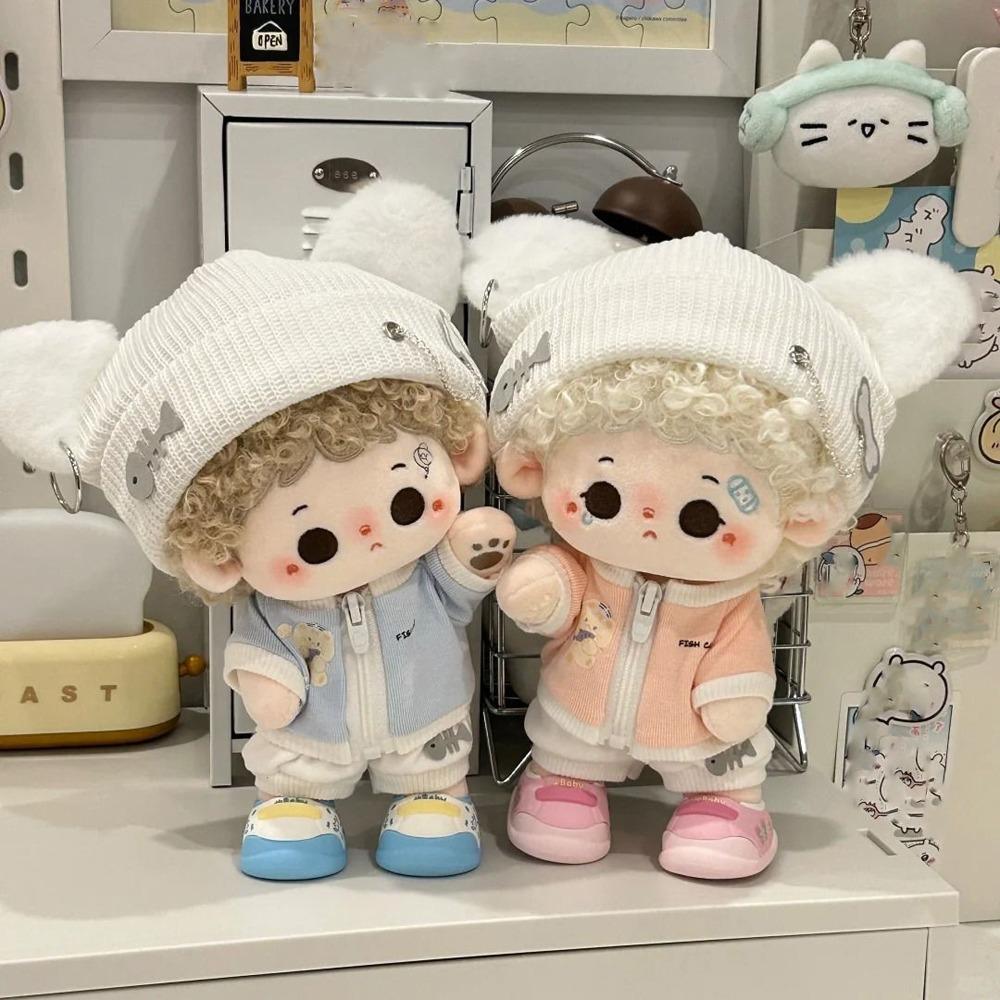 Fishbone Cotton Doll Outfit Cat Jacket Doll Clothes Set Cotton Doll Accessories style 3
Fishbone Cotton Doll Outfit Cat Jacket Doll Clothes Set Cotton Doll Accessories style 3