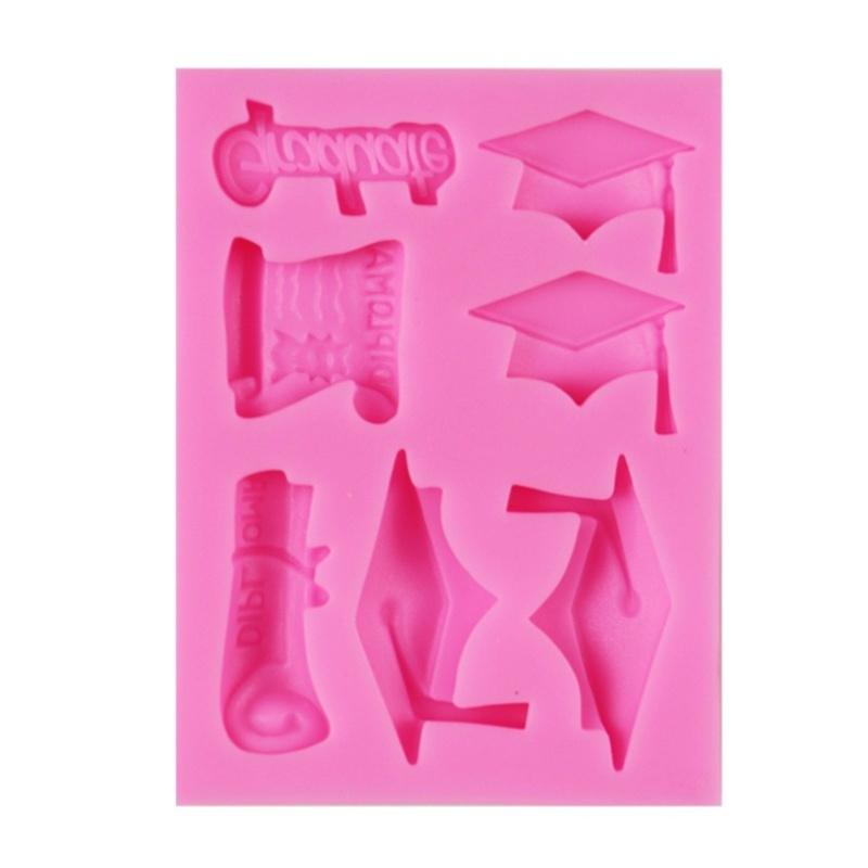 DIY Graduation Doctor Hat Fondant Sugarcraft Silicone Mould Cake Decoration Tools Chocolate Polymer Clay Resin Mold
DIY Graduation Doctor Hat Fondant Sugarcraft Silicone Mould Cake Decoration Tools Chocolate Polymer Clay Resin Mold