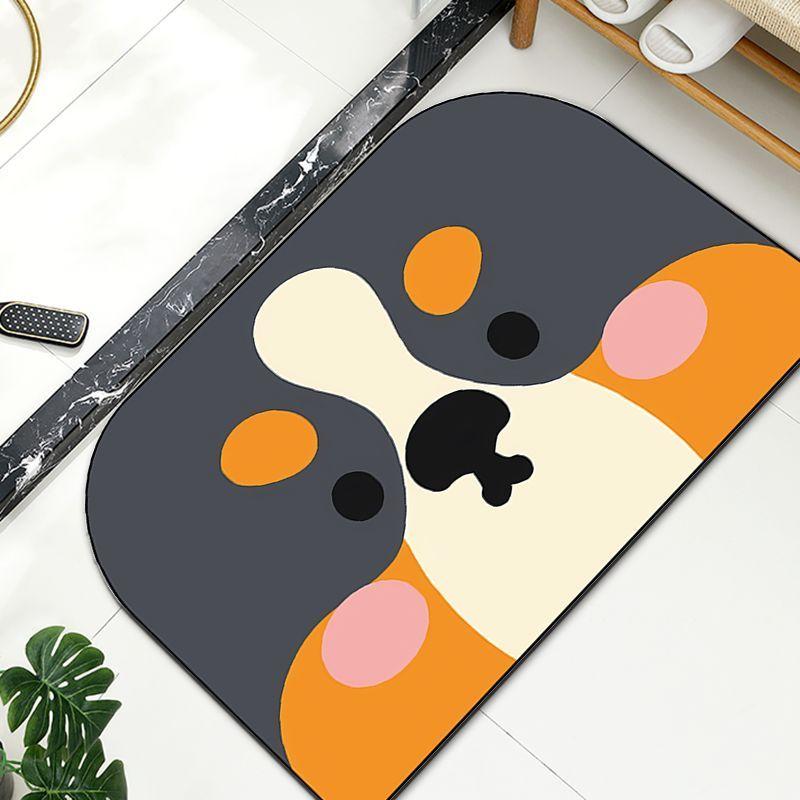 Cartoon cute diatom mud floor mat bathroom absorbent cushion toilet door non-slip room entry dirt-resistant foot mat 40X60cm 15.7X23.6in
Cartoon cute diatom mud floor mat bathroom absorbent cushion toilet door non-slip room entry dirt-resistant foot mat 40X60cm 15.7X23.6in