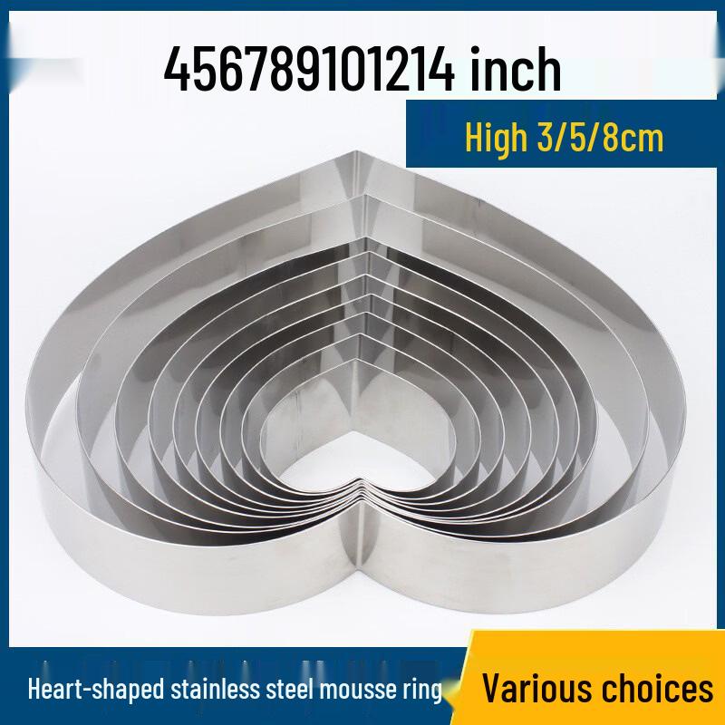 Stainless Steel Heart Mousse Ring
Stainless Steel Heart Mousse Ring