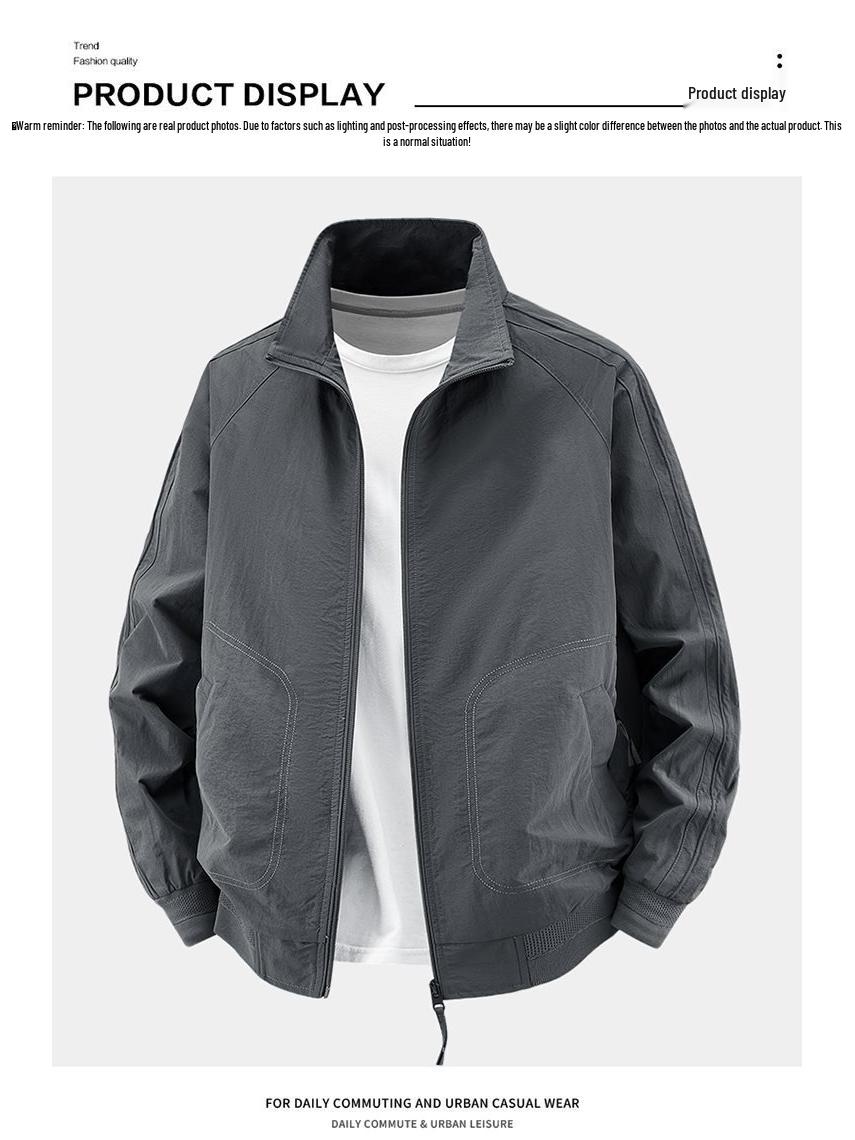 2026 Men s Spring & Autumn Stand Collar Jacket: Sport, Casual, Business, Outdoor M-5XL 2XL
2026 Men s Spring & Autumn Stand Collar Jacket: Sport, Casual, Business, Outdoor M-5XL 2XL