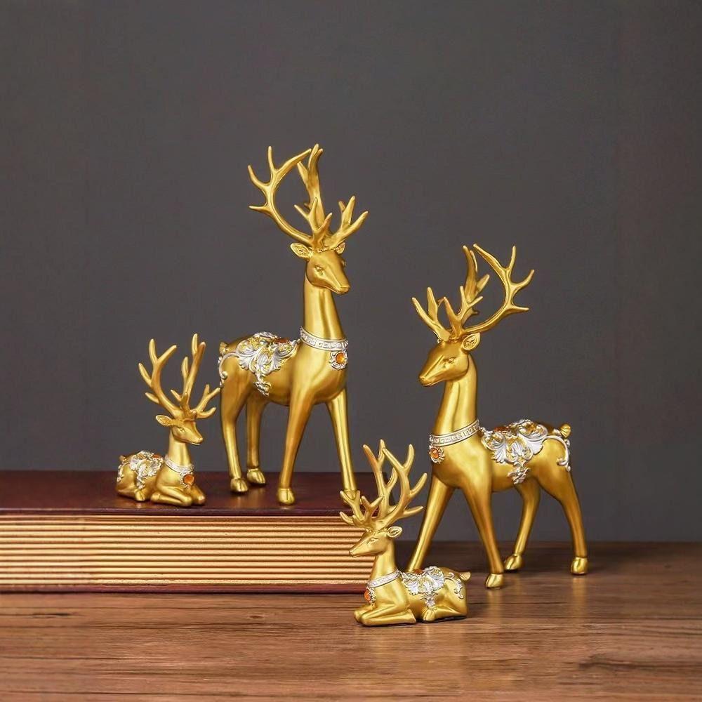 3/4pcs Modern Deer Statue Minimalist Miniatures Figurine Spotted Deer Ornaments Micro Landscape 3 Pcs
3/4pcs Modern Deer Statue Minimalist Miniatures Figurine Spotted Deer Ornaments Micro Landscape 3 Pcs