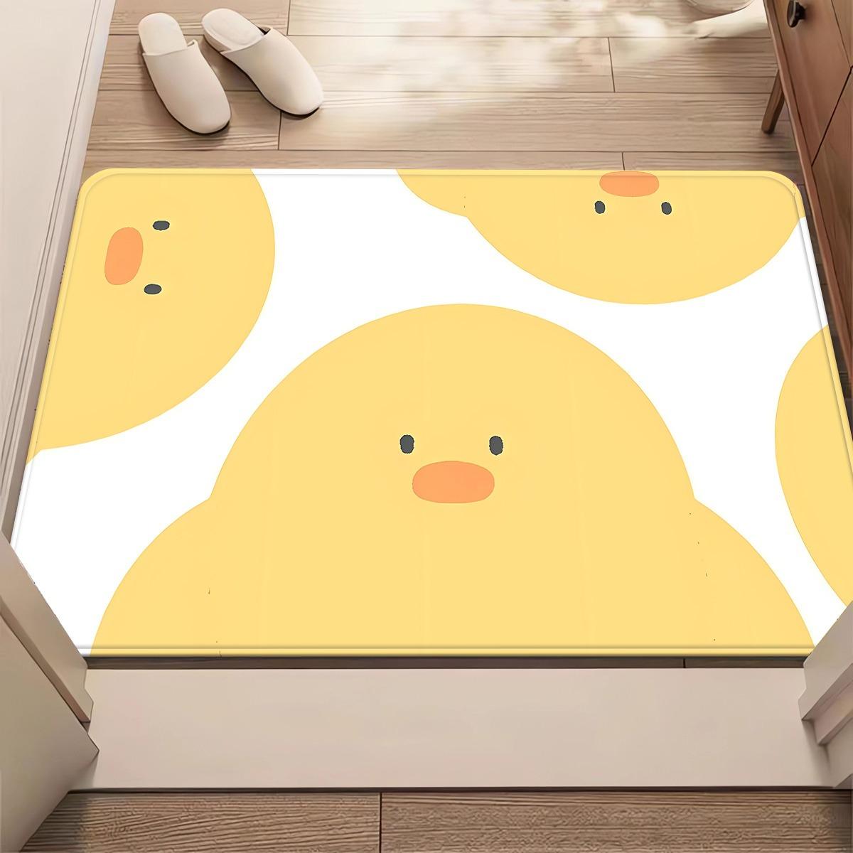 1pc Cute Yellow Duck Face Doormat Non-Slip Absorbent Microfiber Rug for Bathroom Bedroom Living Room Entryway 40x60cm
1pc Cute Yellow Duck Face Doormat Non-Slip Absorbent Microfiber Rug for Bathroom Bedroom Living Room Entryway 40x60cm