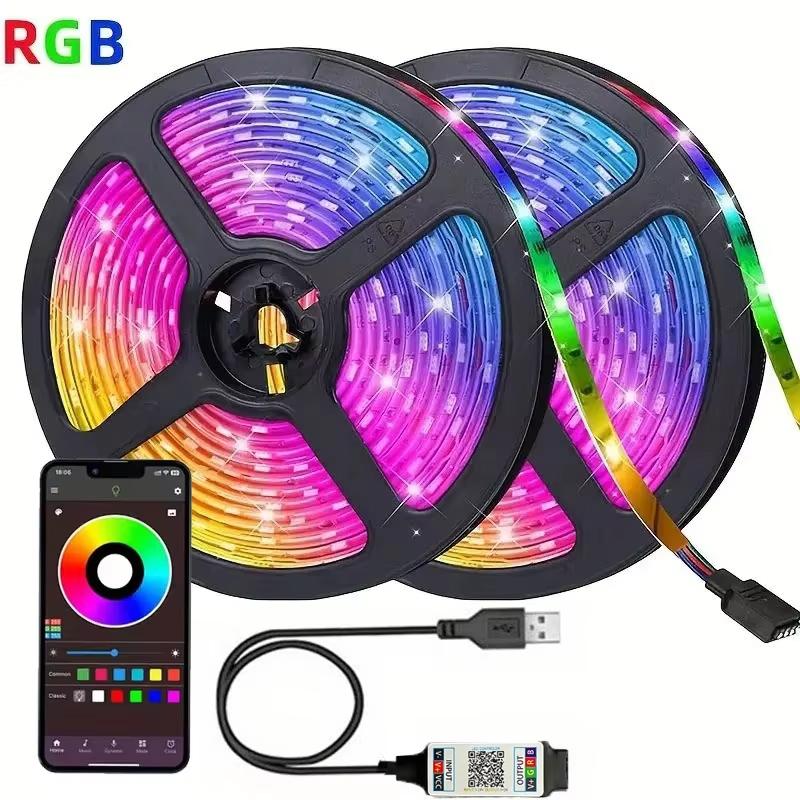 1M–30M RGB LED Strip Lights with Bluetooth APP Control Smart 5050 SMD Flexible Tape Lights for Living Room Bedroom Party Decoration 1m різнокольоровий
1M–30M RGB LED Strip Lights with Bluetooth APP Control Smart 5050 SMD Flexible Tape Lights for Living Room Bedroom Party Decoration 1m різнокольоровий