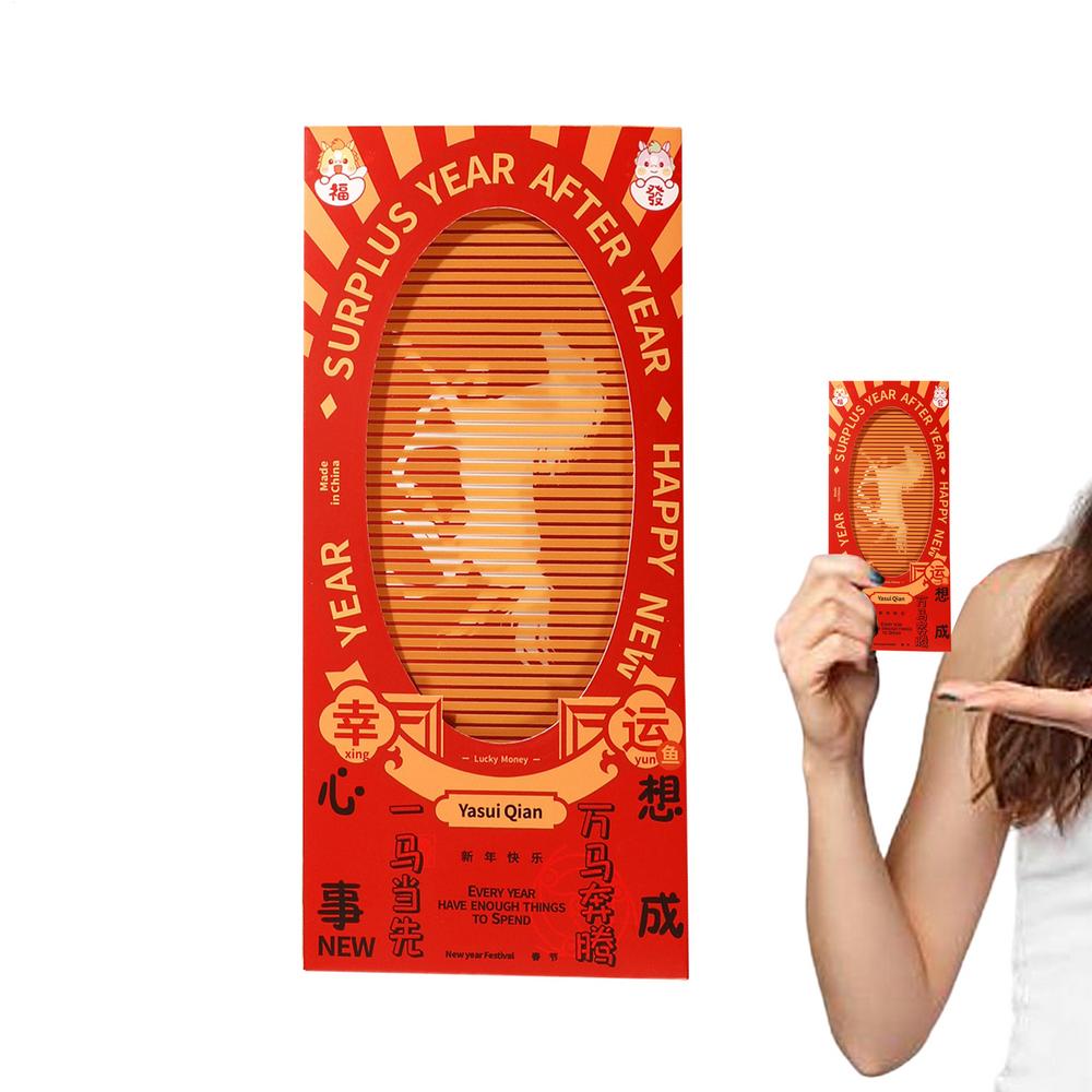 Year Of The Horse Red Envelopes Pull Out Festive Party Supplies New Year Cash Envelopes For Business Culture Enthusiasts білий
Year Of The Horse Red Envelopes Pull Out Festive Party Supplies New Year Cash Envelopes For Business Culture Enthusiasts білий
