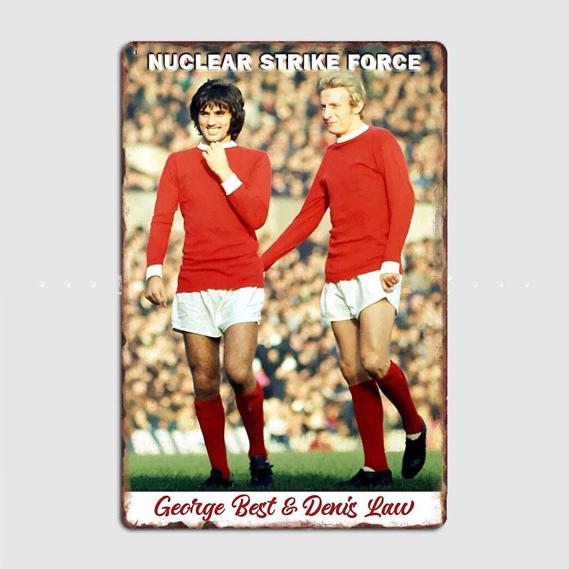 GEORGE BEST & DENIS LAW Football Player Metal Plaque Poster Club Home Bedroom Bar Cave Classic Tin Sign Room Decor Wall Decor 20x30cm(7.8x11.8inch)
GEORGE BEST & DENIS LAW Football Player Metal Plaque Poster Club Home Bedroom Bar Cave Classic Tin Sign Room Decor Wall Decor 20x30cm(7.8x11.8inch)